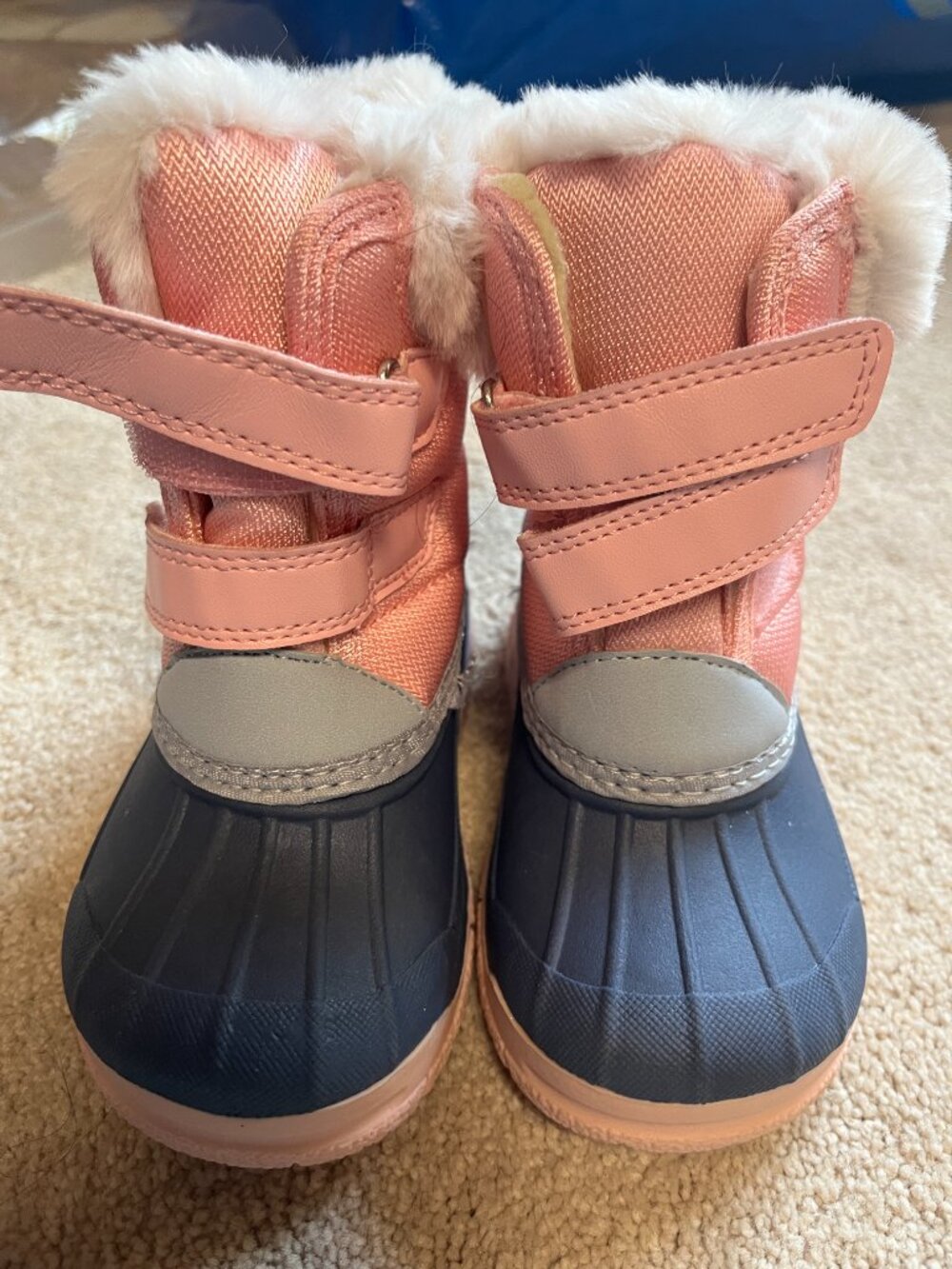 OshKosh B’Gosh Pink Blue Girls Boots Size 6